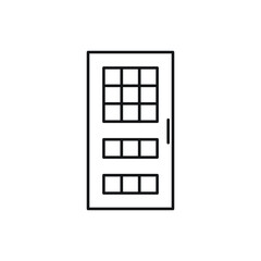 Door vector for website symbol icon presentation