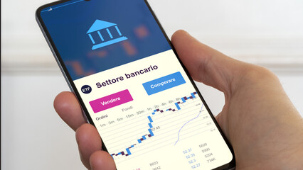 Investi in un ETF bancario. Diversifica il tuo investimento ottieni visibilità su un tema banca. Acquista un fondo etf di borsa. Speculare sul tema del settore bancario. Testo in italiano.