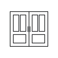 door vector for website symbol icon presentation