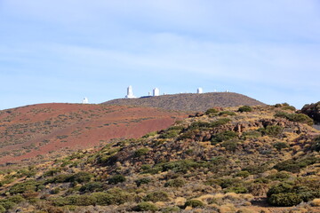 Fototapeta na wymiar Canary Islands - Tenerife - Astrophysical Observatory Teide