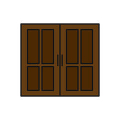 door vector for website symbol icon presentation