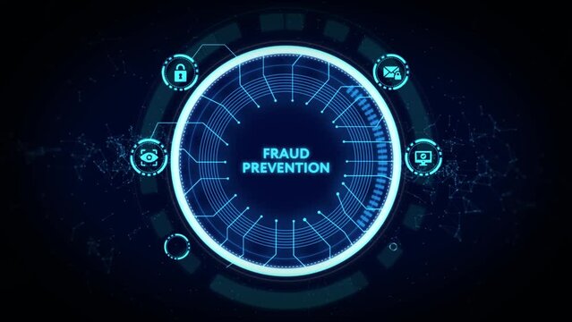 Cyber security data protection business technology privacy concept. Fraud prevention
