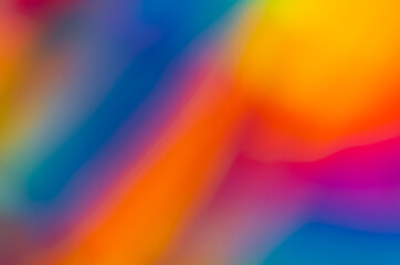 Abstract bright background. Blurred. Blue, yellow, orange colors