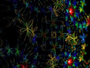 Imaginatory fractal abstract background Image