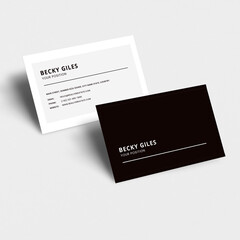 Monochrome Business Card Design