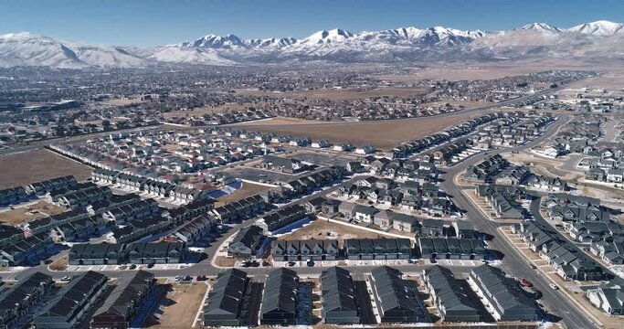 Apartment complex in the Salt Lake City valley in Herriman, Utah