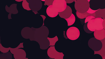 Beautiful bubbles flying endlessly from left to right and changing colors. Animation. Chaotic purple, pink, and lilac circles flowing and blinking, seamless loop.