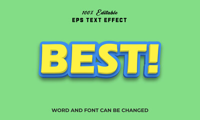 Best Editable 3d text Effect Style