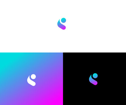Abstract Letter C Gradient Logo  Modern Brand Identity Design