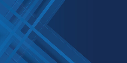 Obraz premium Abstract line design dark blue background with modern corporate concept