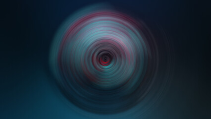 blue and purple circular waves abstract background