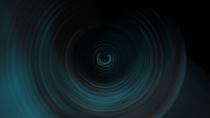 blue and black circular waves abstract background