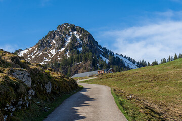 Schweiz bei Oberiberg in der Nähe von Roggenstock bei Schwyz