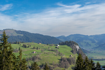 Schweiz bei Oberiberg in der Nähe von Roggenstock bei Schwyz