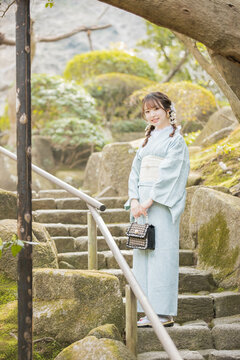 浴衣女性ポートレート