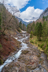 Fototapeta na wymiar Schweiz bei Oberiberg in der Nähe von Roggenstock bei Schwyz