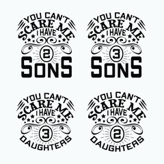 Fathers day typographic Lettering quotes design vector, Dad typographic badge emblem vector design.