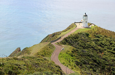 Fototapeta na wymiar A trail to the lighthouse - New Zealand