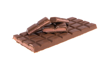 chocolate with strawberry filling