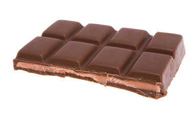 chocolate with strawberry filling
