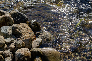 Sunny view of the landscape of Luoshan recreation area