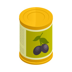 Olives Tin Icon
