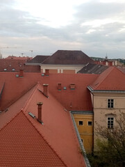 Roofs of Budapest old town