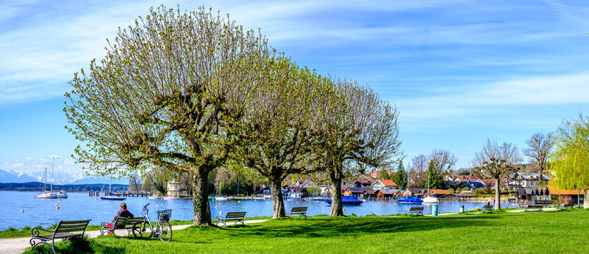landscape at the Lake Starnberg - Tutzing - Bavaria