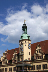 Fototapeta na wymiar Altes Rathaus in Leipzig