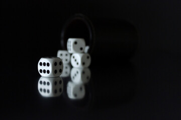 dice on the table
