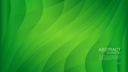 Green wave abstract background, wave pattern, Minimal Texture, web background, Green cover design, flyer template, banner, book cover, wall decoration, wallpaper, Geometric background design