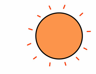 太陽２(色線)