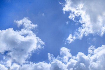 blue sky and clouds sky
