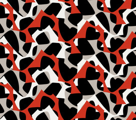 Seamless geometric pattern, modern print. 