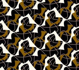 Seamless geometric pattern, modern print. 