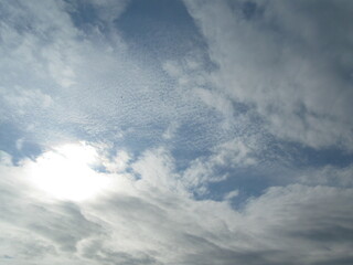 Fototapeta premium blue sky with clouds