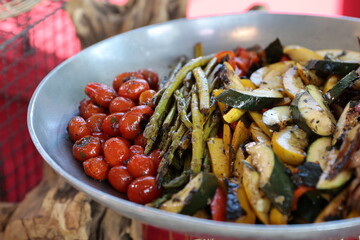 grilled vegetable plate 