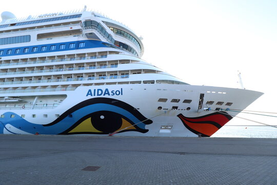 IJmuiden, the Netherlands - May 1st, 2022: Aida Sol