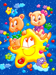 Cute and funny bears