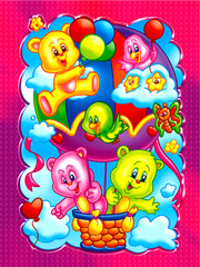 Cute and funny bears