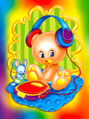 Cute and funny bears