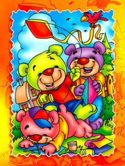 CUTE AND PLAYFUL BEARS