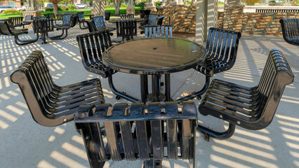 Panorama Community plaza in a residential area at San Marcos, California © Jason