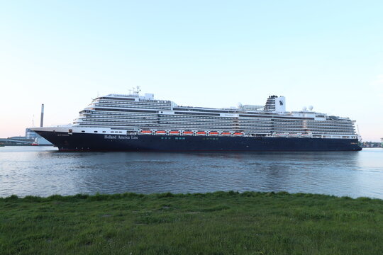 IJmuiden, the Netherlands - May 1st, 2022: MS Rotterdam Holland America Line