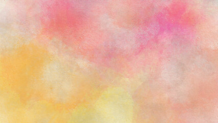 Abstract sweet pink and yellow colors grunge and scratched texture background