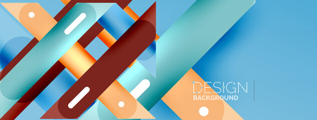 Background overlapping lines. Dynamic lines abstract wallpaper. Straight lines composition vector illustration for wallpaper banner background or landing page