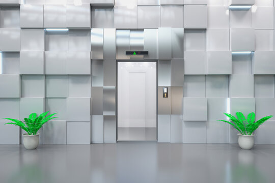 Metallic Elevator Or Passenger Lift