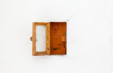 Key cabinet in the wall