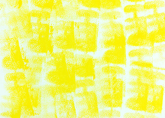 textured yellow acrylic paint roller strokes on white wall
