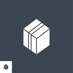 Box Vector Vector Glyph Icon